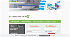 Desktop Screenshot of fachowcybudowlani.pl